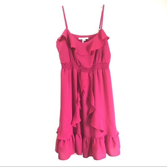 Max and Cleo Fuchsia Ruffle Dress - Picture 6 of 8